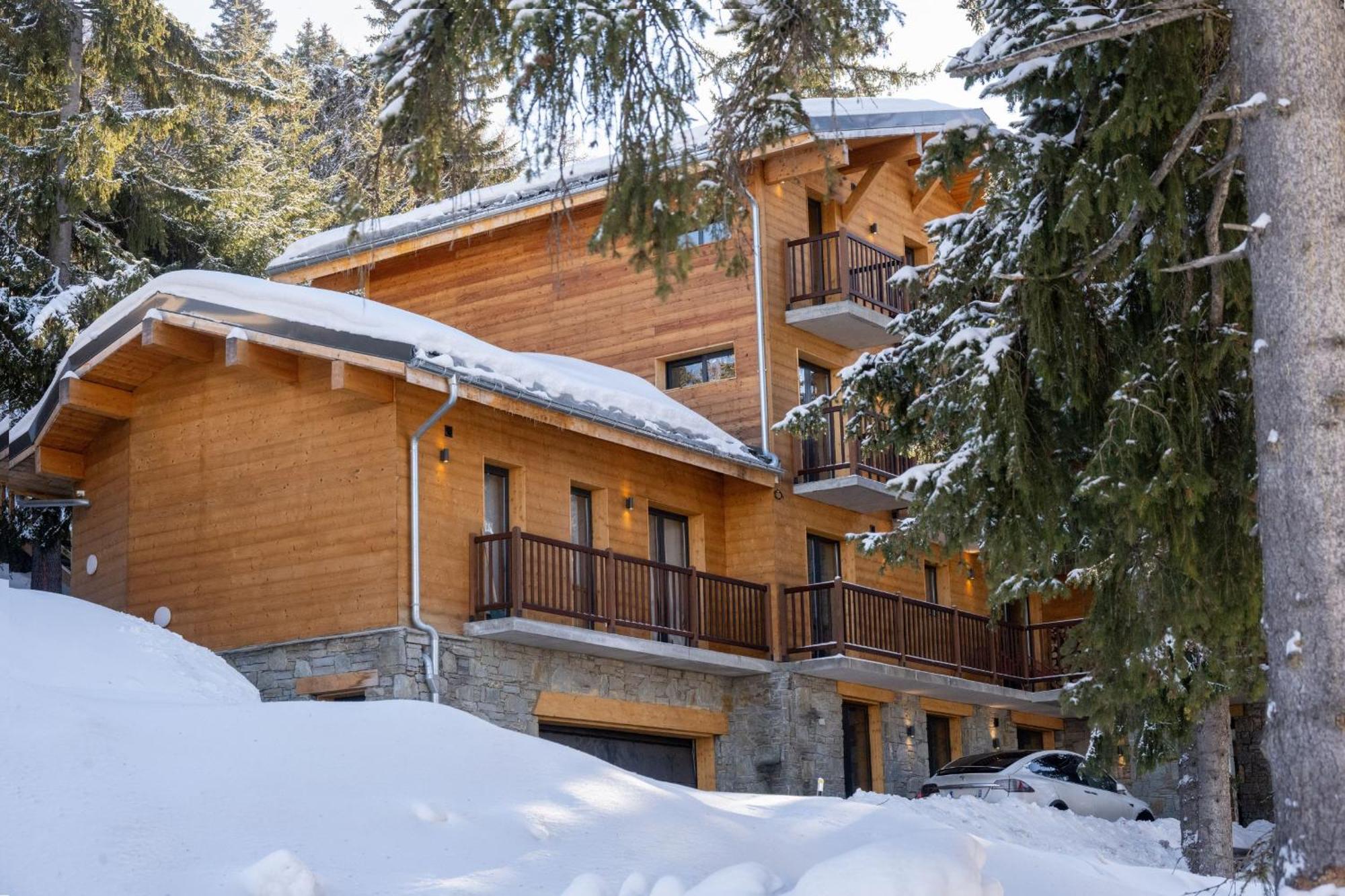 Chalet Du Bois Melay - Piscine - Proche Pistes - 15 Personnes La Plagne Exterior photo